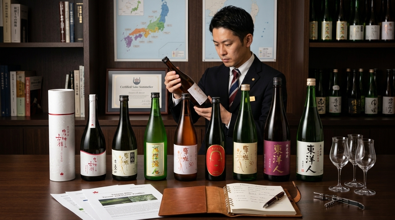 東洋美人清酒侍酒師權威推薦,展現品牌專業品酒知識與高品質信賴感。