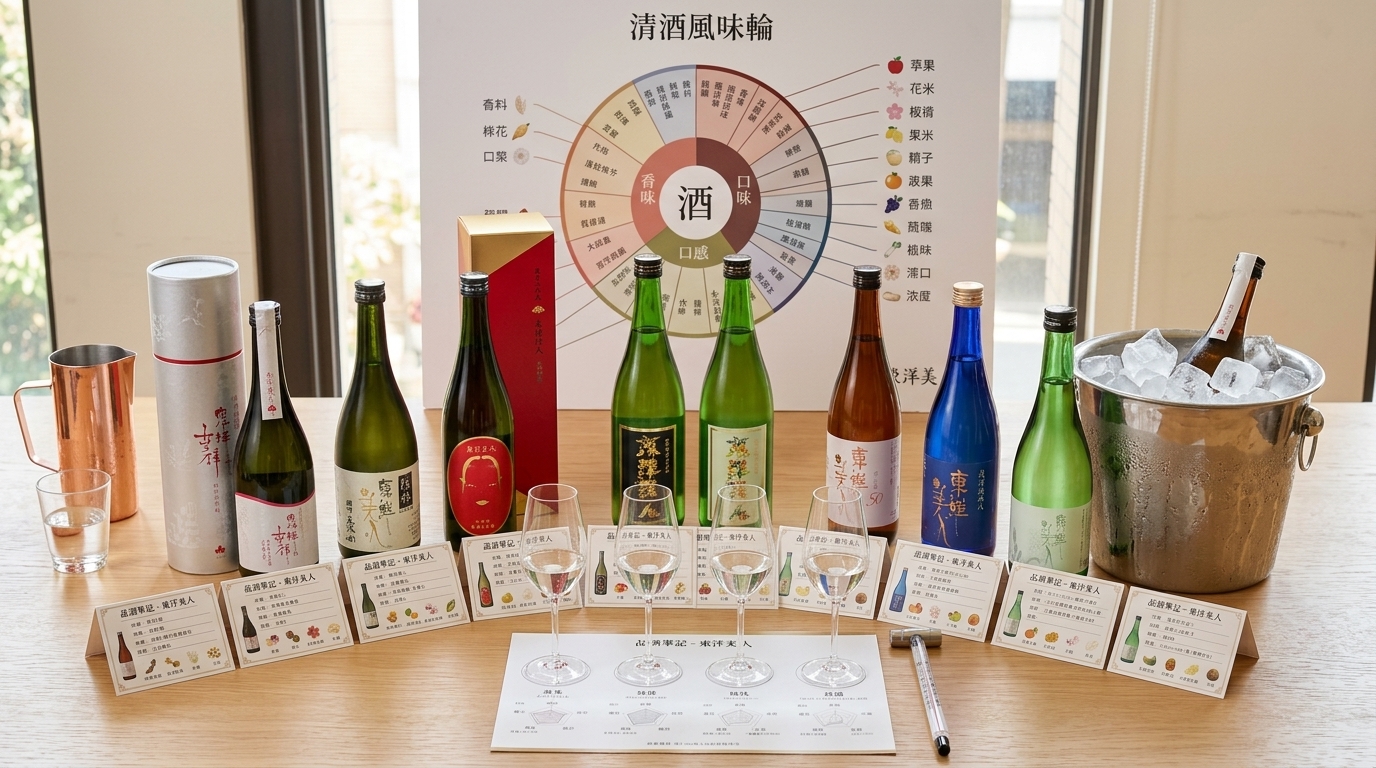 東洋美人清酒品飲攻略:掌握專業品酒技巧與風味鑑賞方法。