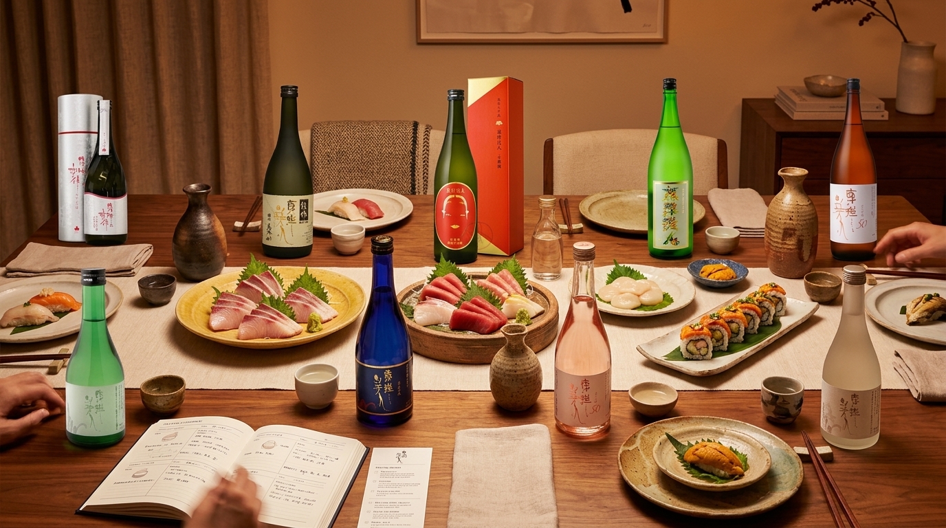 東洋美人清酒餐酒搭配指南,提供專業品飲建議與配餐攻略。